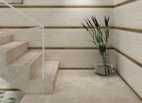 تصویر 1 از سرامیک پرسلان طرح سنگ مقاوم در برابر رطوبت